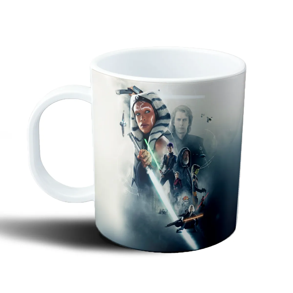 Taza de Plástico Ahsoka Star Wars Sabines Ezra Kanan Anakin Obi-Wan - vista 2