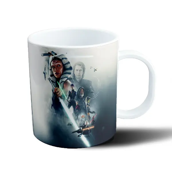 Taza de Plástico Ahsoka Star Wars Sabines Ezra Kanan Anakin Obi-Wan