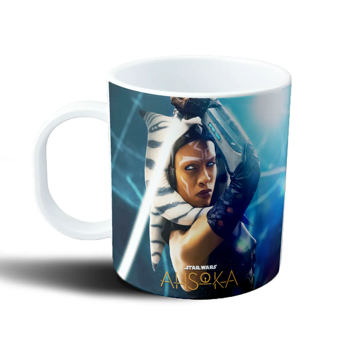 Taza de Plástico Star Wars Ahsoka Tano Sable de Luz - vista 2
