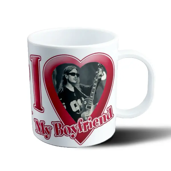 Taza de Plástico Airbag Pato Sardelli I Love My Boyfriend