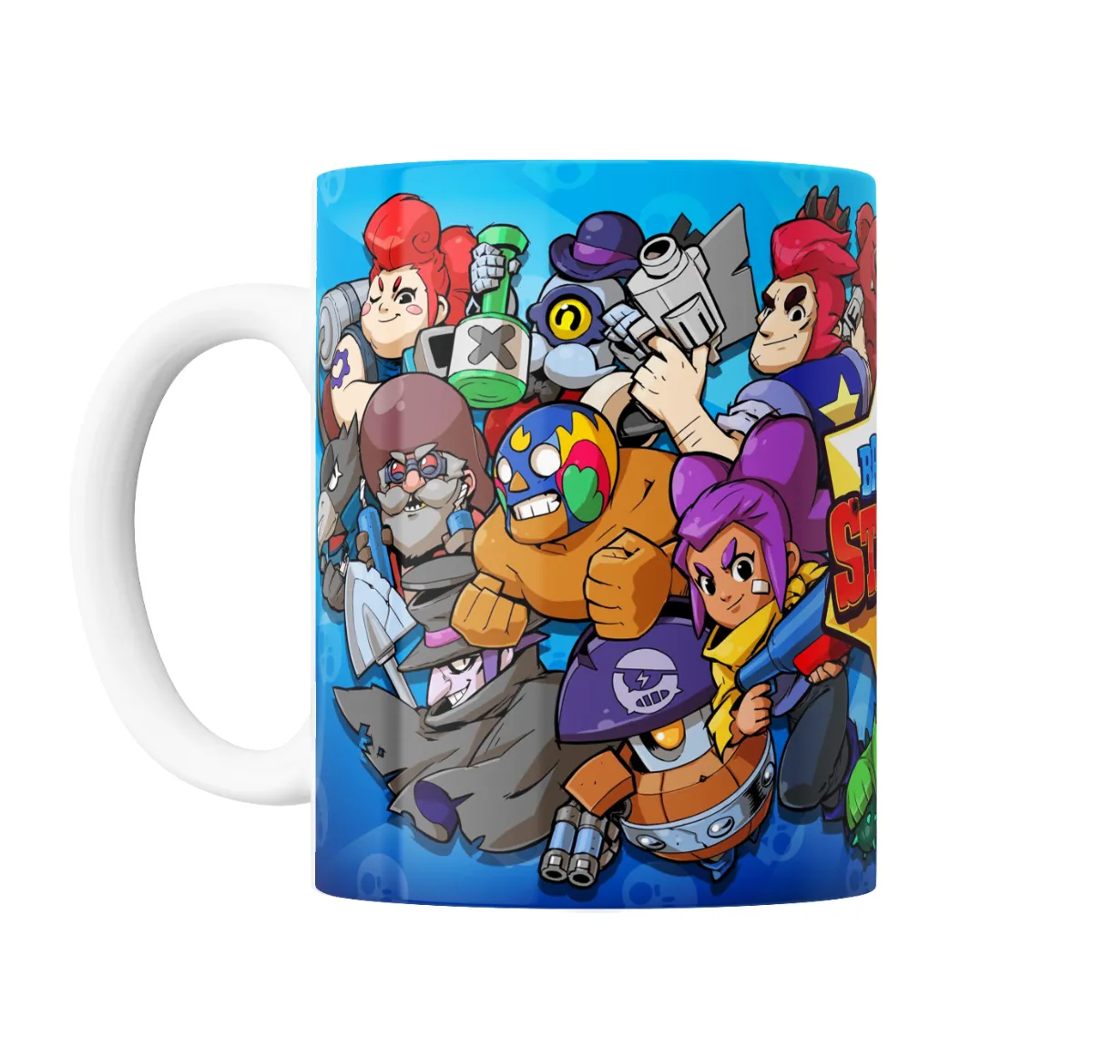 Taza de Cerámica Brawl Stars Personajes Equipo - vista 2