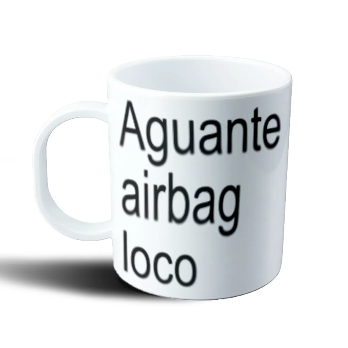 Taza de Plástico Airbag Aguante Loco - vista 2