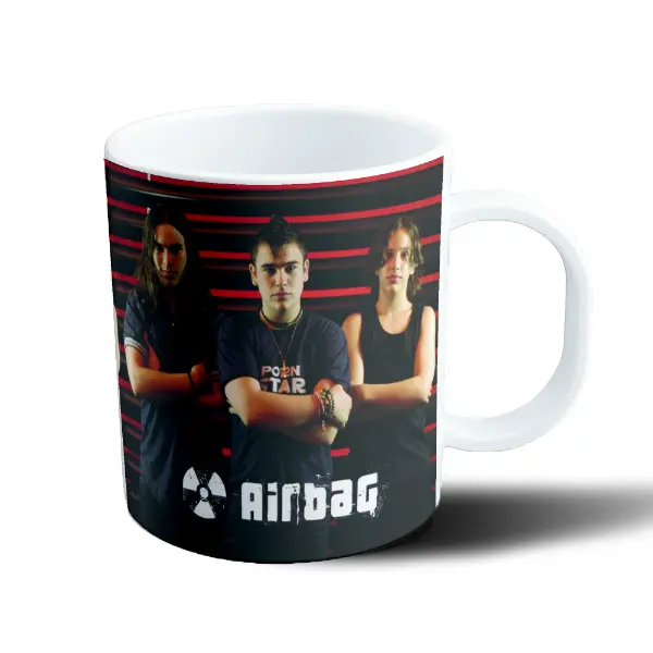 Taza de Plástico Airbag Banda Foto Grupal