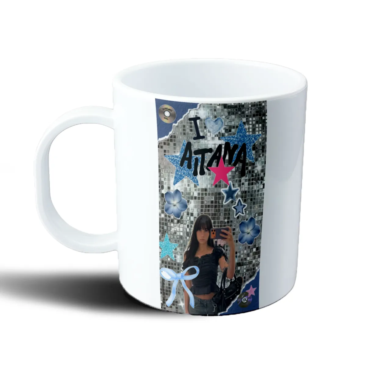 Taza de Plástico Aitana I Love Aitana Estrellas Disco - vista 2