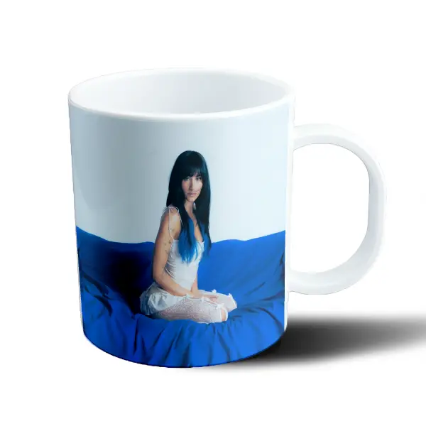 Taza de Plástico Aitana Sesión Cama Azul
