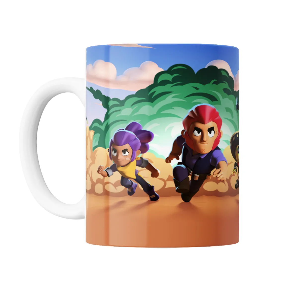 Taza de Cerámica Brawl Stars Shelly Colt Bo El Primo - vista 2
