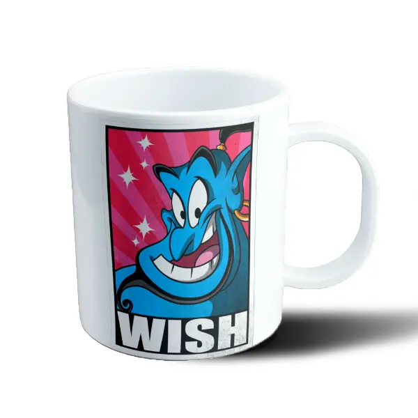 Taza de Plástico Aladdin Genio Wish