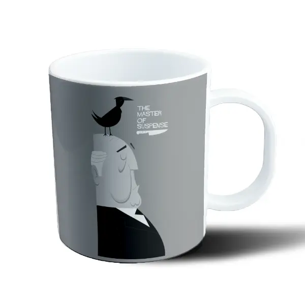Taza de Plástico Alfred Hitchcock The Master of Suspense