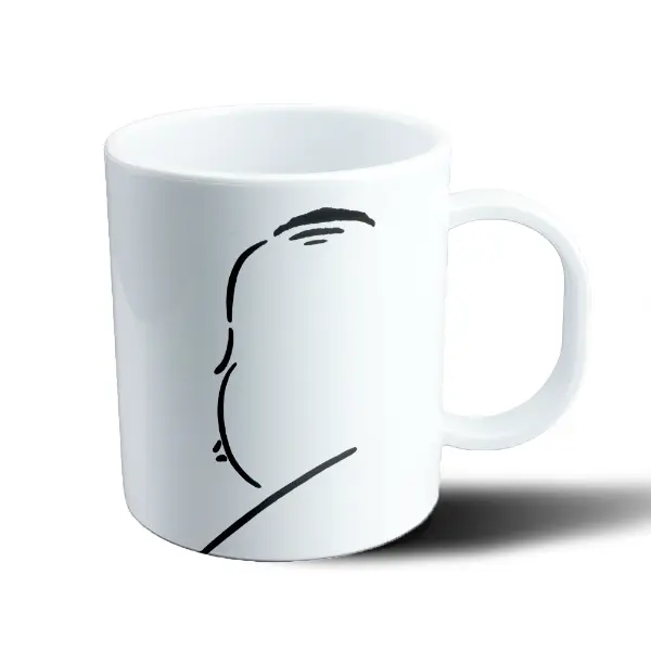 Taza de Plástico Alfred Hitchcock Perfil