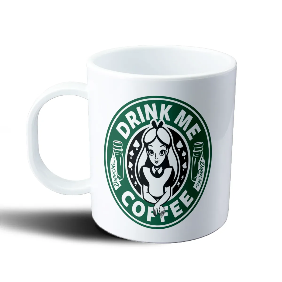 Taza de Plástico Alicia Drink Me Coffee - vista 2
