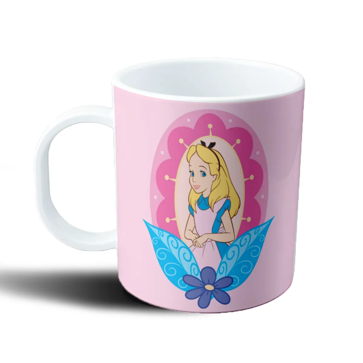 Taza de Plástico Alicia Disney Flor Azul - vista 2