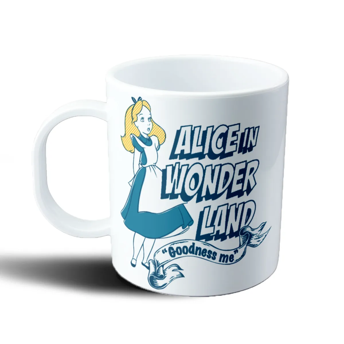 Taza de Plástico Alicia en el País de las Maravillas Goodness Me - vista 2