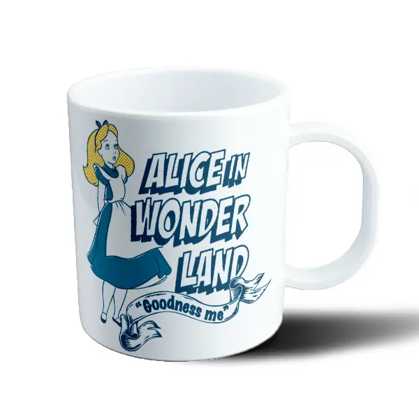 Taza de Plástico Alicia en el País de las Maravillas Goodness Me