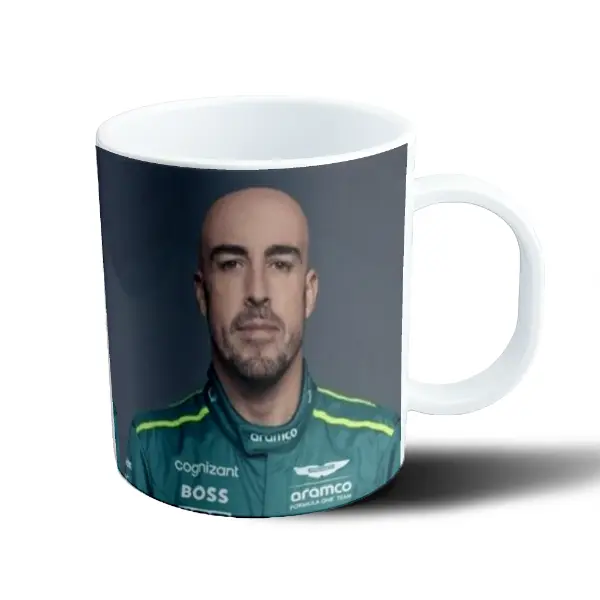 Taza de Plástico Alonso Aston Martin Aramco F1