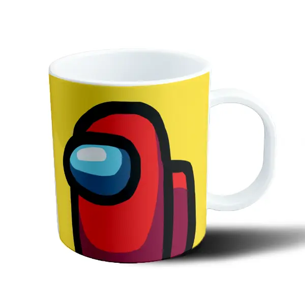 Taza de Plástico Among Us Tripulante Rojo