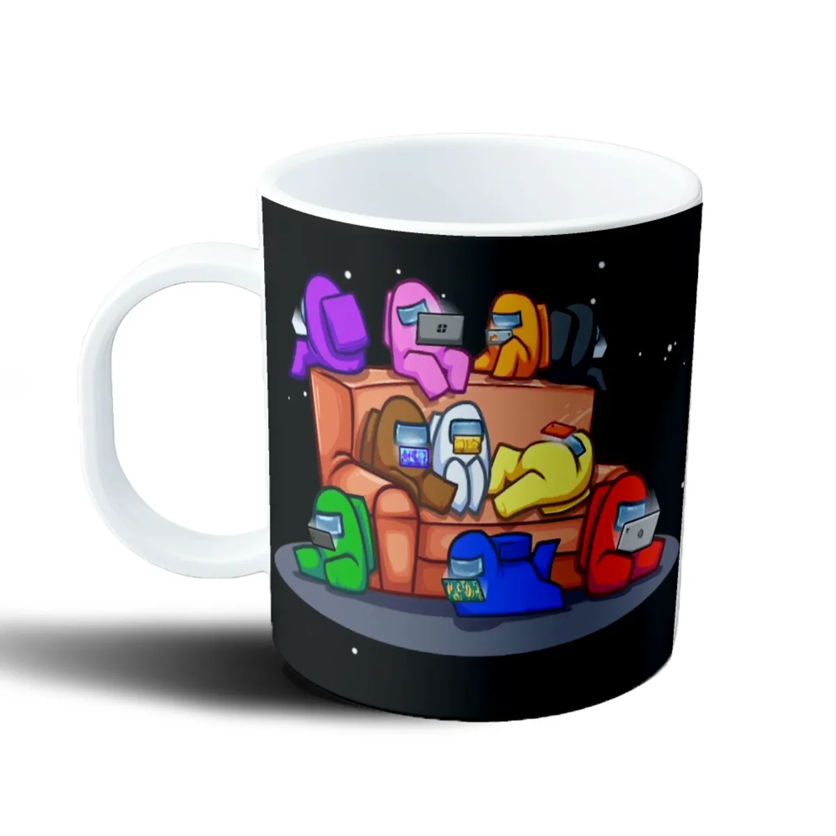 Taza de Plástico Among Us Tripulantes en el Sillón - vista 2