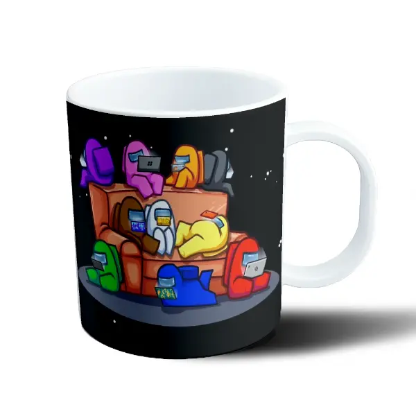 Taza de Plástico Among Us Tripulantes en el Sillón