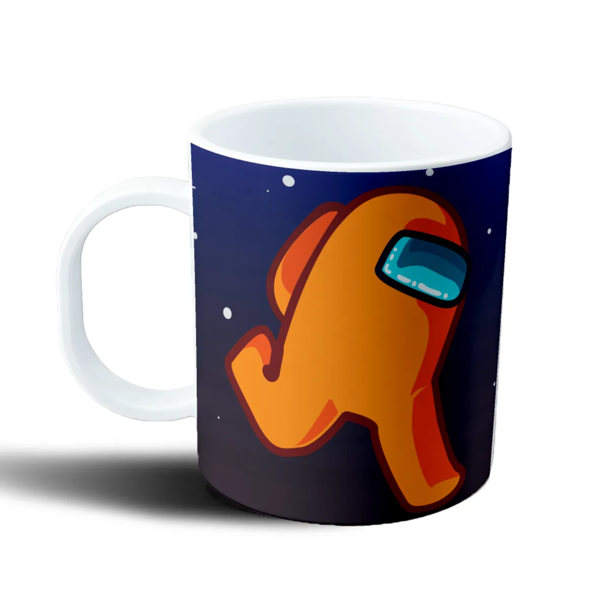 Taza de Plástico Among Us Tripulante Naranja - vista 2