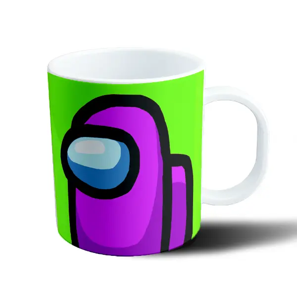 Taza de Plástico Among Us Tripulante Violeta