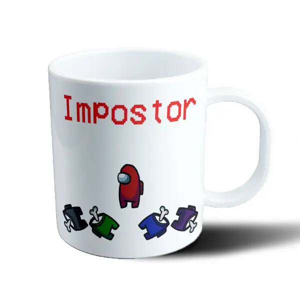 Taza de Plástico Among Us Impostor Tripulantes Eliminados