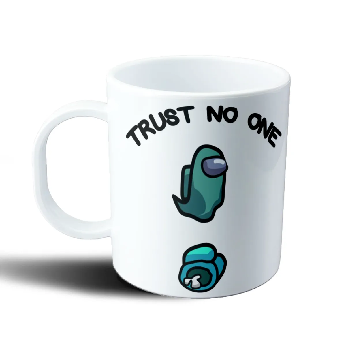 Taza de Plástico Among Us Trust No One Crewmate - vista 2