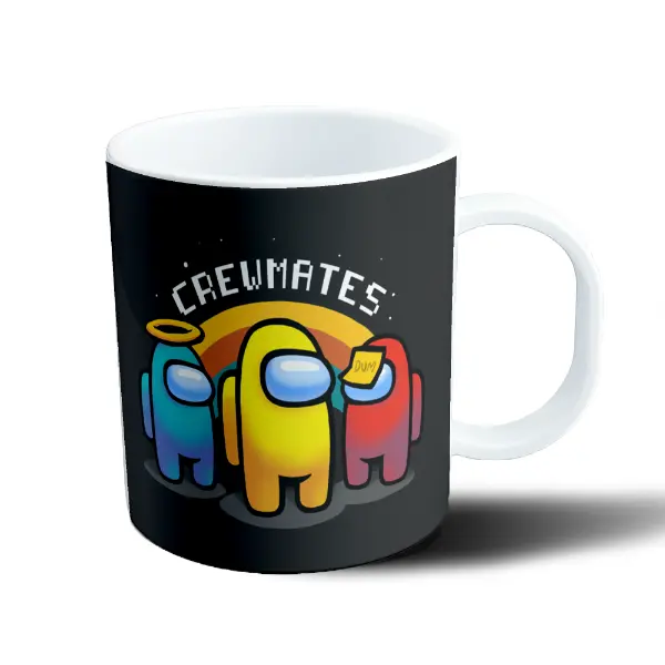 Taza de Plástico Among Us Crewmates Arcoíris