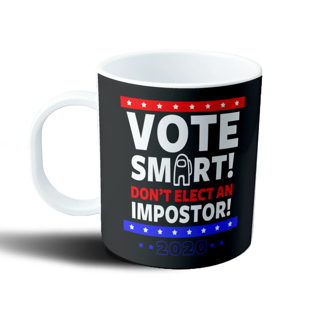 Taza de Plástico Among Us Vote Smart Don't Elect an Impostor - vista 2