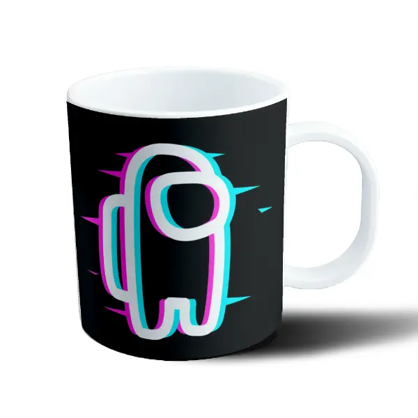Taza de Plástico Among Us Tripulante Glitch