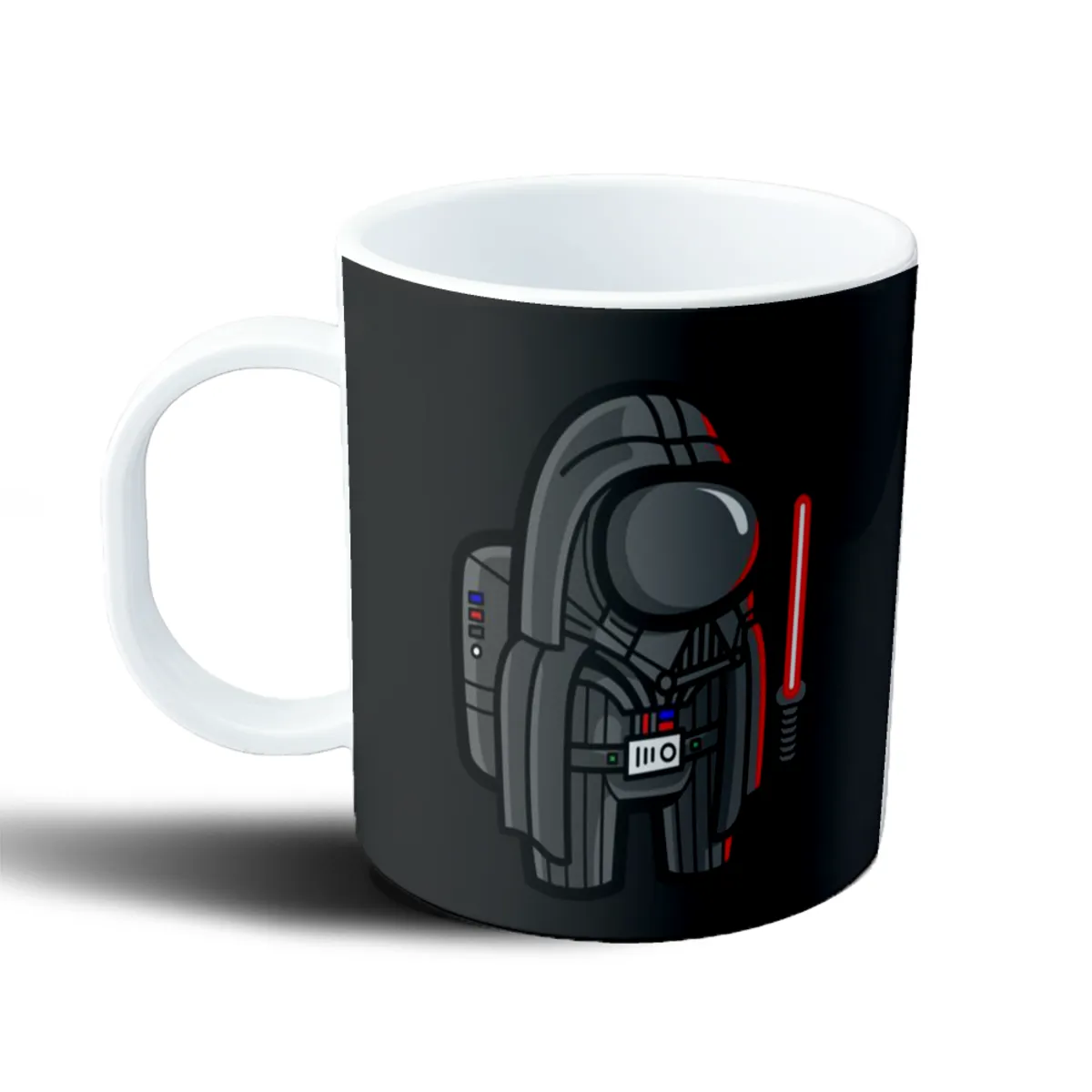Taza de Plástico Among Us Darth Vader con Sable Láser - vista 2