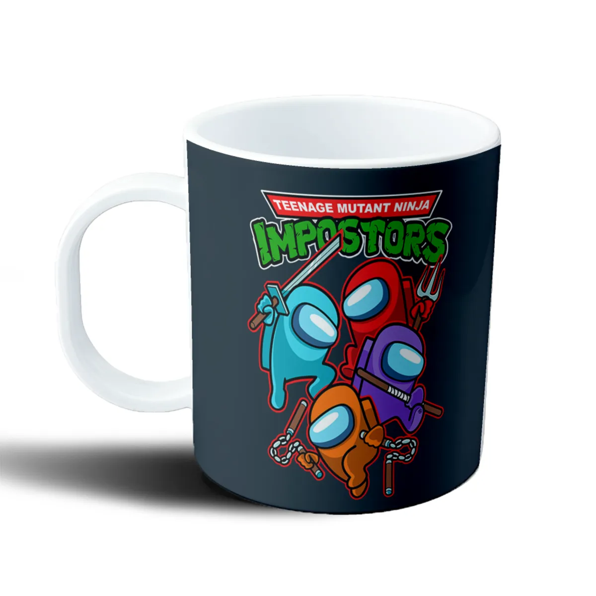 Taza de Plástico Among Us Impostors Tortugas Ninja - vista 2
