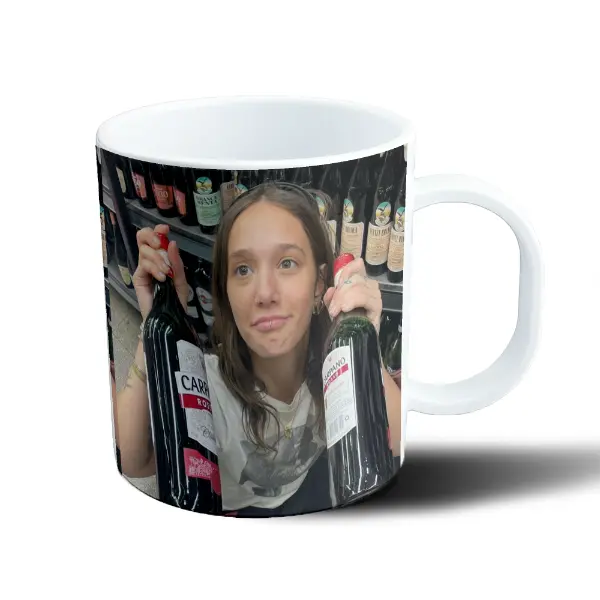 Taza de Plástico Angela Torres Carpano Rosso