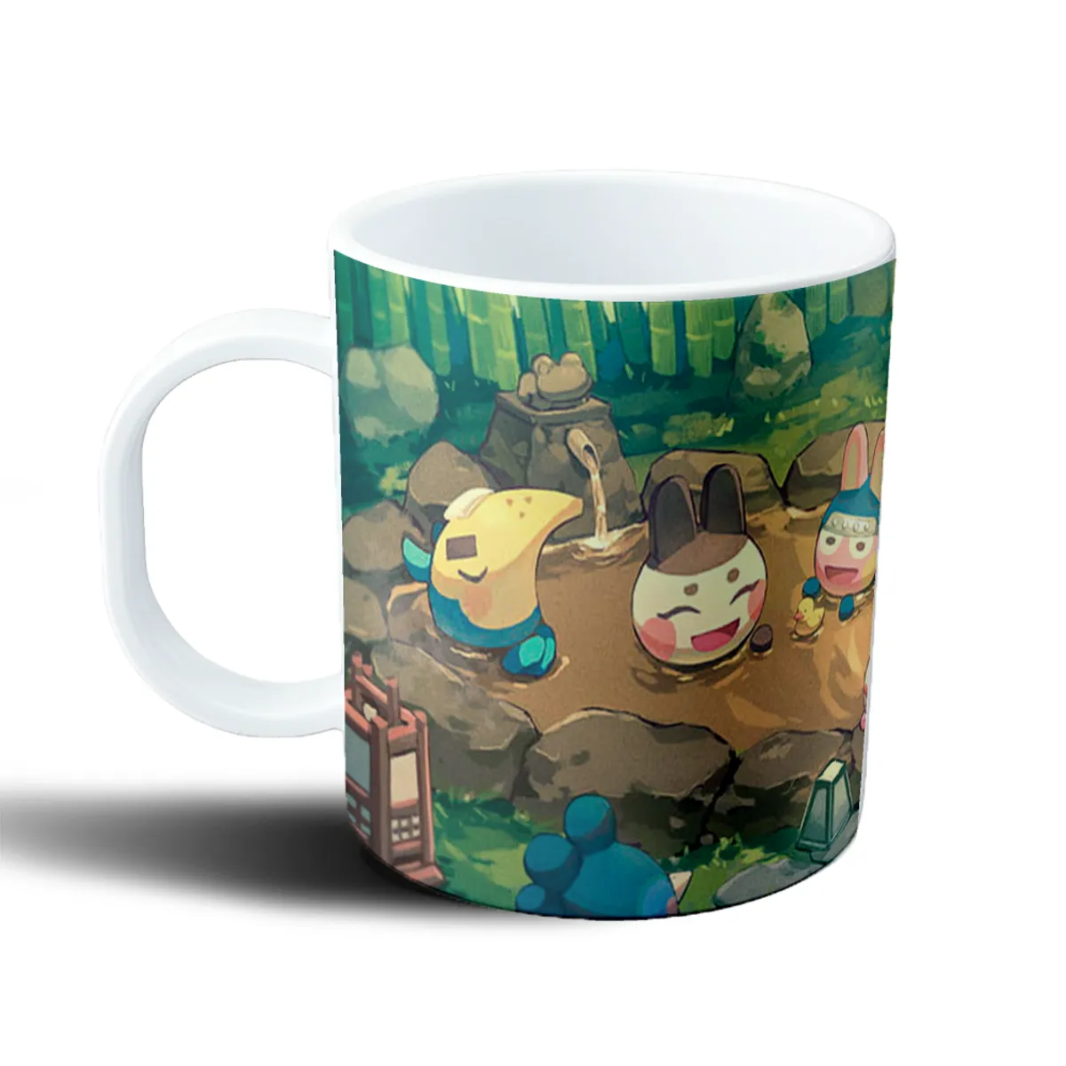 Taza de Plástico Animal Crossing Aldeanos en el Arroyo - vista 2