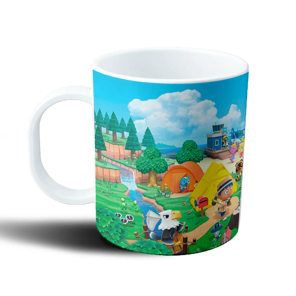 Taza de Plástico Animal Crossing New Horizons Campamento en la Isla - vista 2