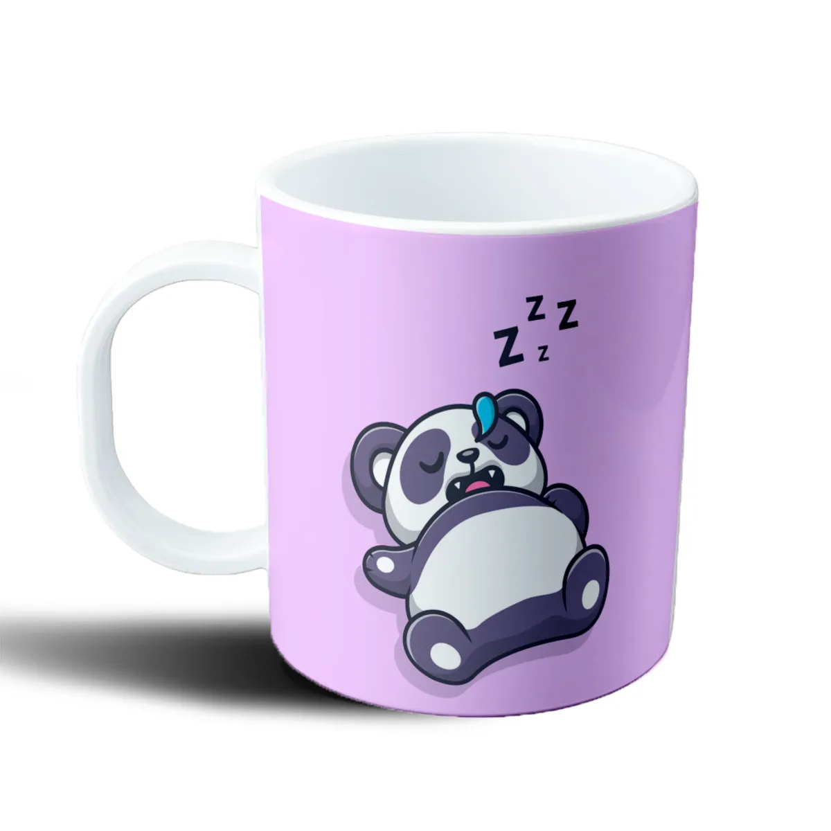 Taza de Plástico Panda Durmiendo con Zzz - vista 2
