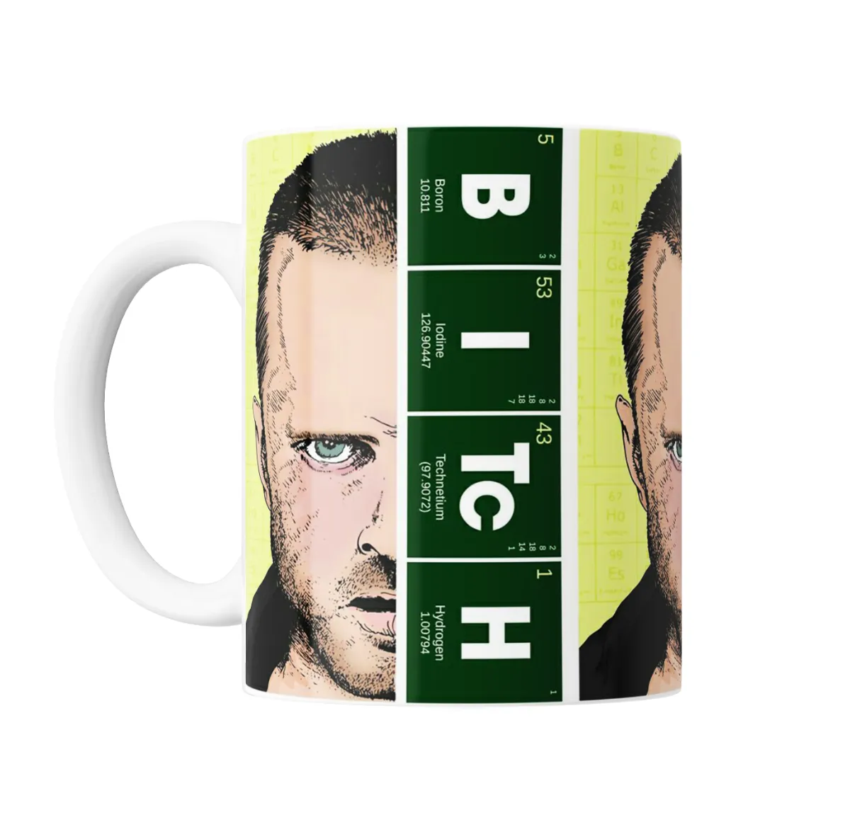 Taza de Cerámica Breaking Bad Jesse Pinkman Tabla Periódica - vista 2