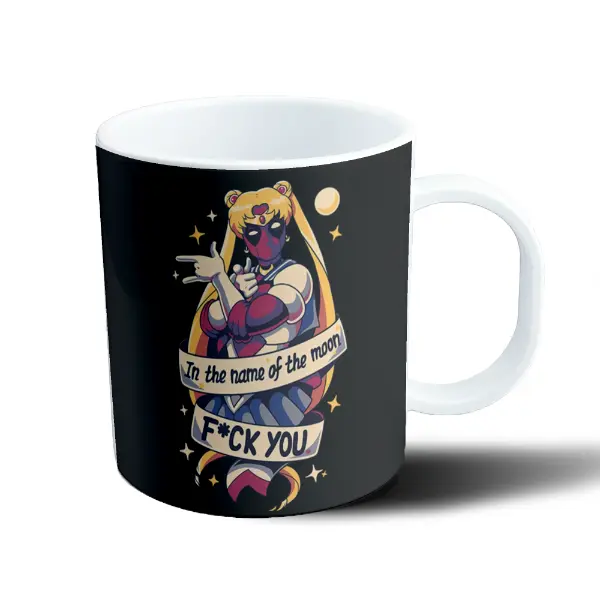 Taza de Plástico Deadpool Sailor Moon In the Name of the Moon
