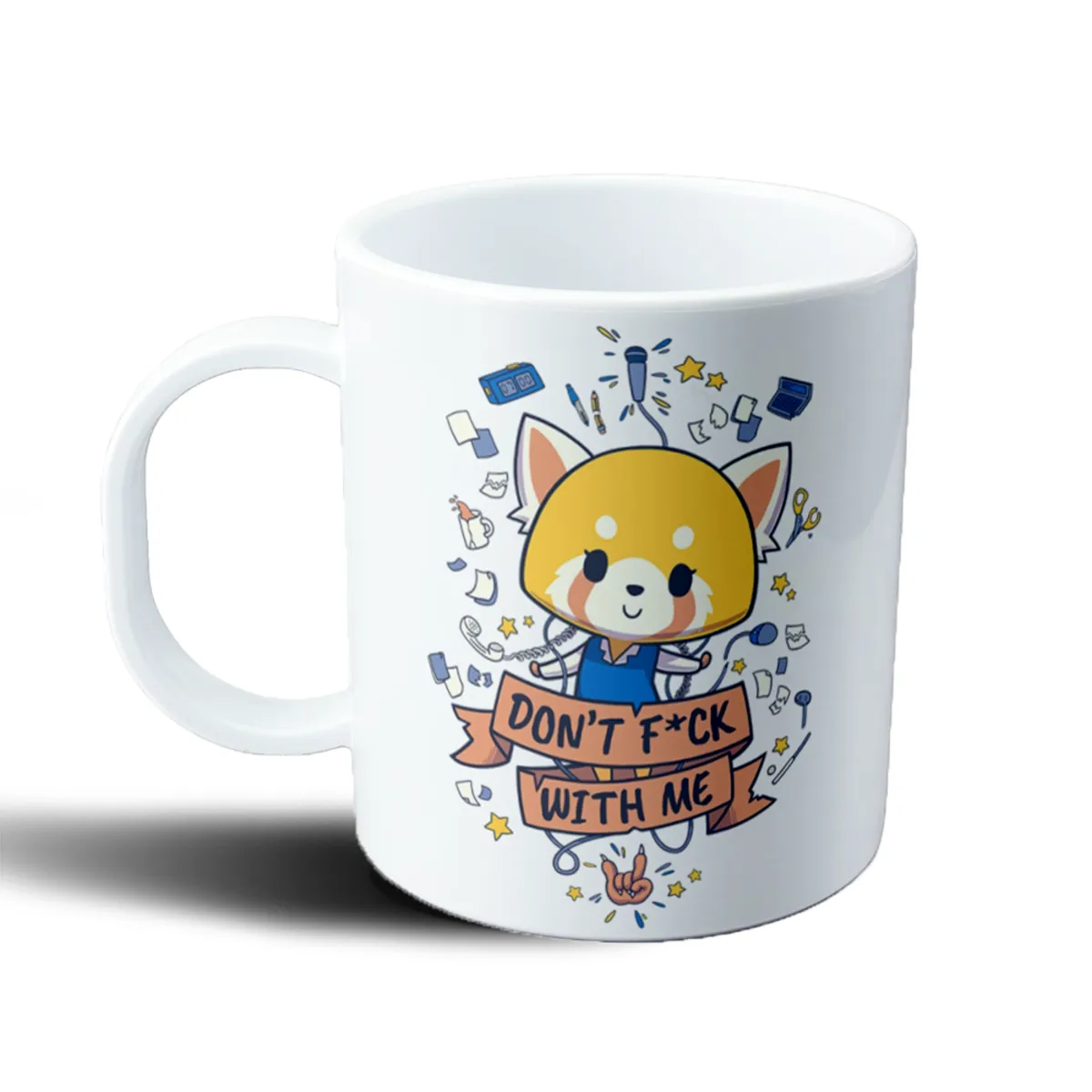 Taza de Plástico Aggretsuko Retsuko Don't F*ck With Me - vista 2