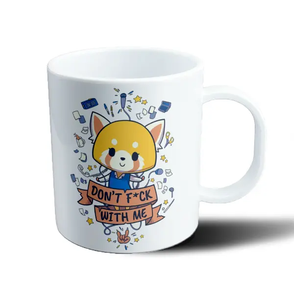 Taza de Plástico Aggretsuko Retsuko Don't F*ck With Me