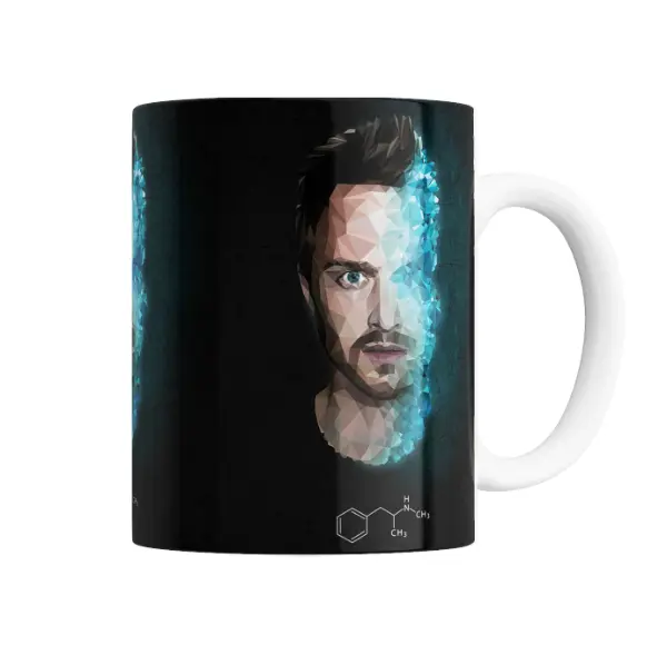 Taza de Cerámica Breaking Bad Jesse Pinkman Geométrico