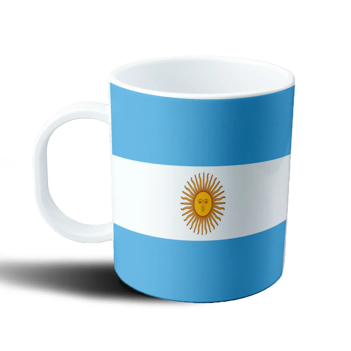 Taza de Plástico Bandera Argentina con Sol de Mayo - vista 2
