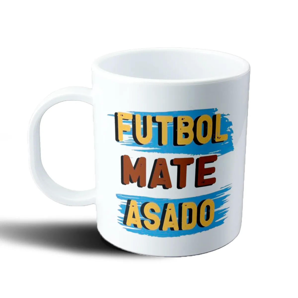 Taza de Plástico Fútbol Mate Asado - vista 2