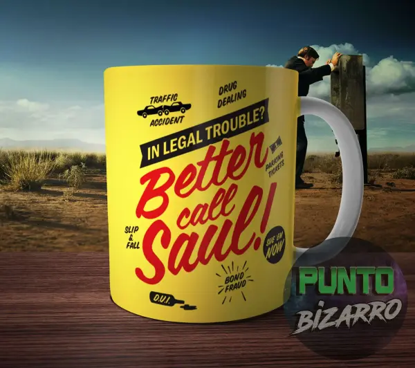 Taza de Cerámica Breaking Bad Better Call Saul Saul Goodman