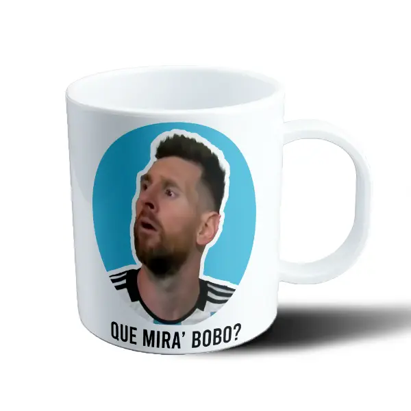 Taza de Plástico Lionel Messi Anda Pa' Alla Bobo