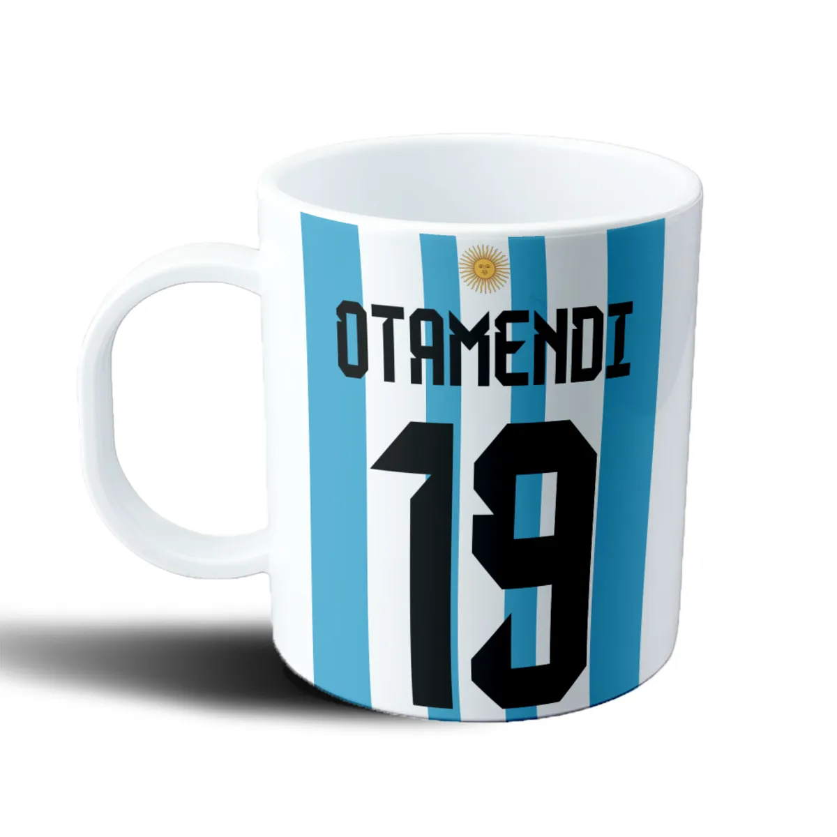 Taza de Plástico Argentina Otamendi 19 Camiseta - vista 2