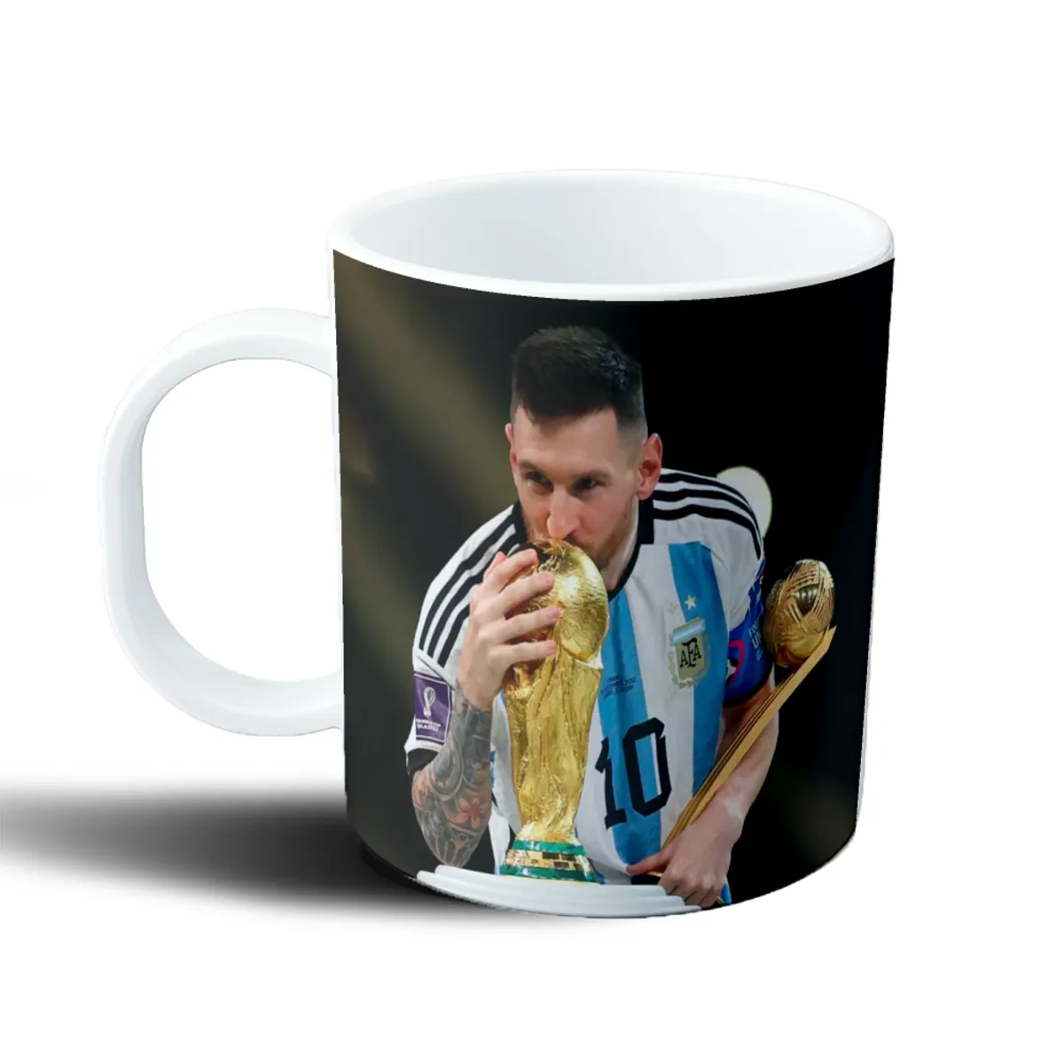Taza de Plástico Lionel Messi Campeón del Mundo - vista 2
