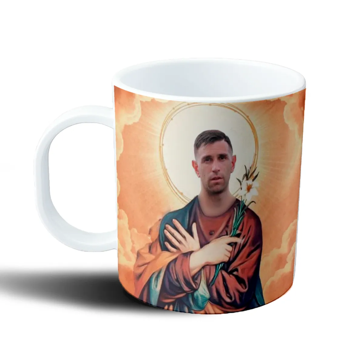 Taza de Plástico Argentina Estampita Futbolera Dibu Martinez - vista 2