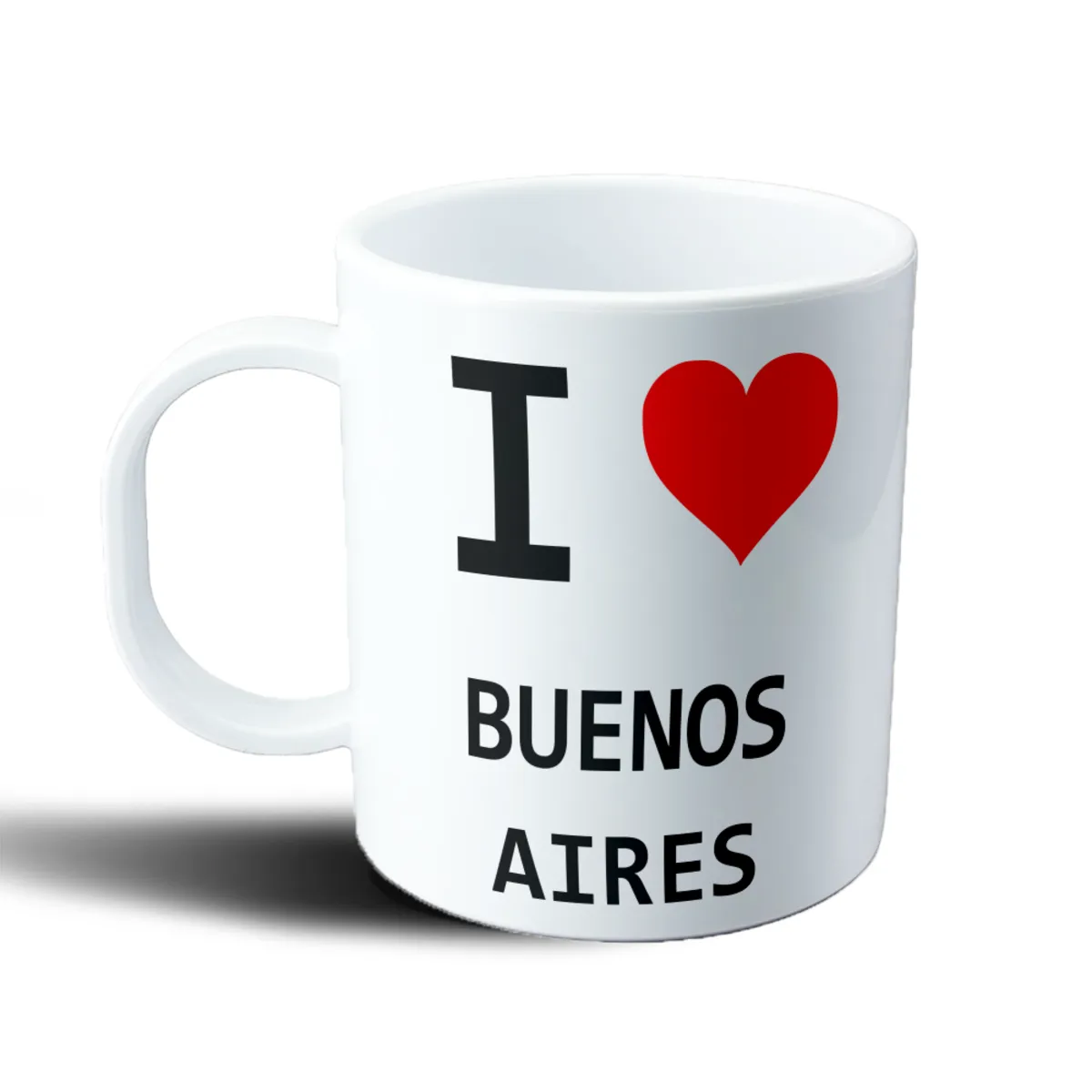 Taza de Plástico I Love Buenos Aires - vista 2