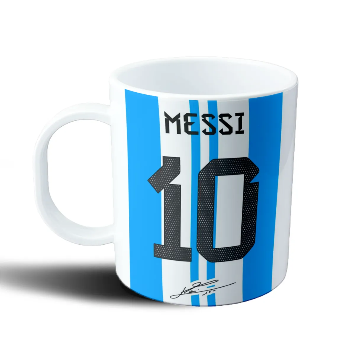 Taza de Plástico Messi 10 Camiseta Argentina - vista 2