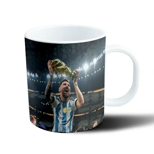 Taza de Plástico Lionel Messi Campeón del Mundo