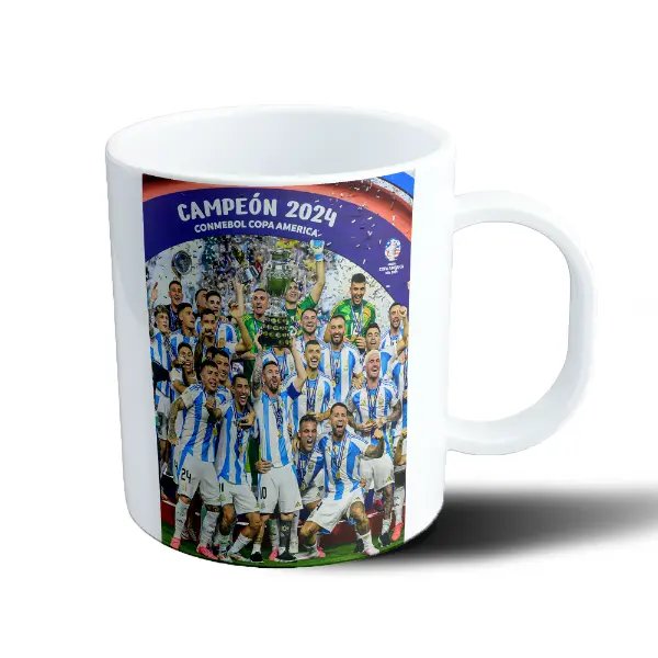 Taza de Plástico Selección Argentina Campeón Copa América 2024